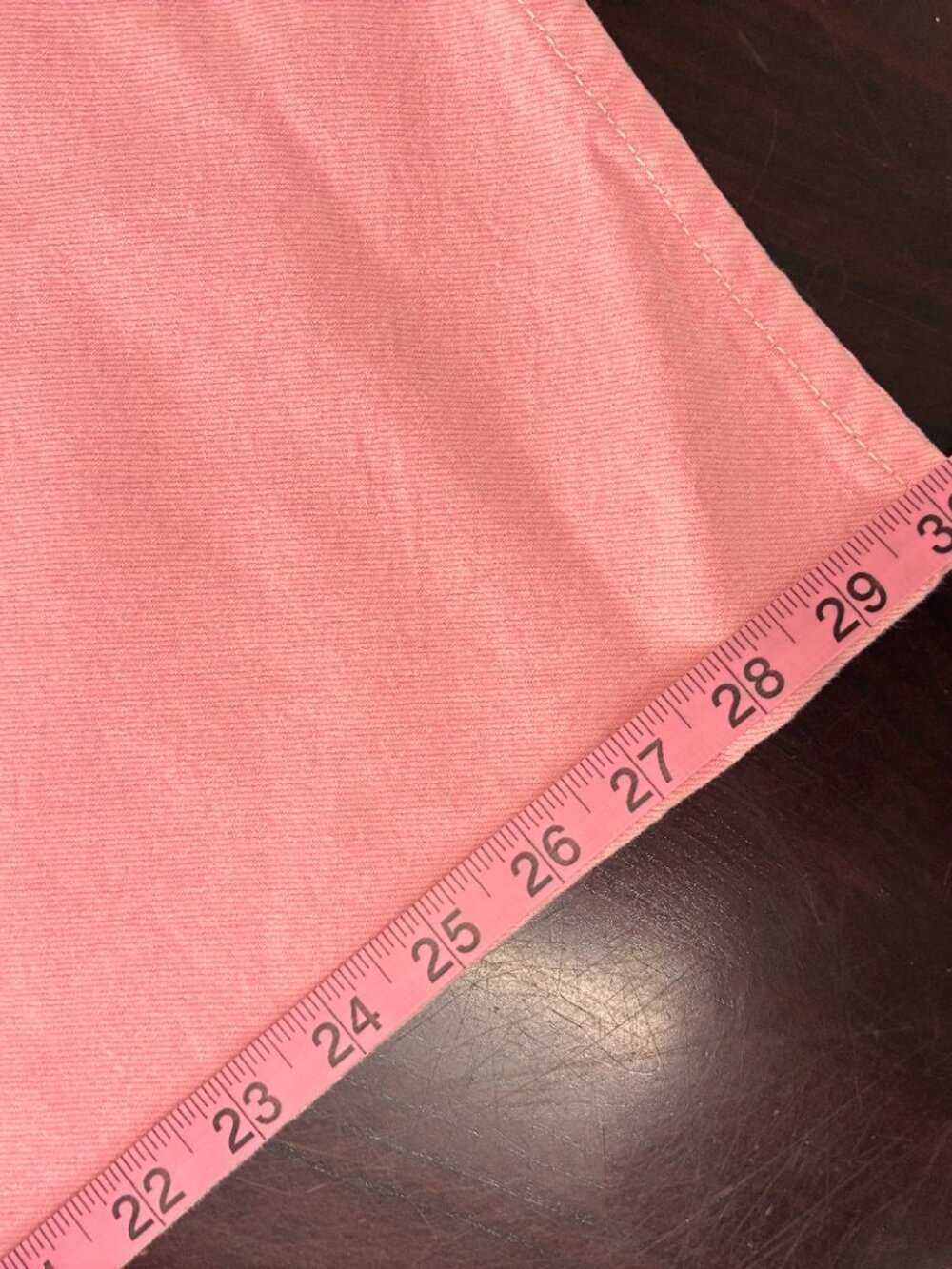 NWT Jeans Frame Le Jane Wide Leg Crop Washed Dusty Pink 29 - Picture 6 of 6